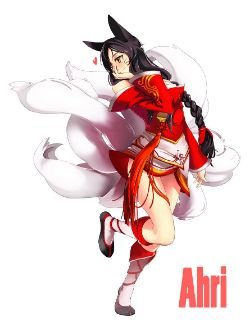 Ahri by Redlion League of Legends Artwork Wallpaper lol