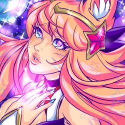 Star Guardian Ahri by GreatAxe-Creations HD Wallpaper Background Fan Art Artwork League of Legends lol