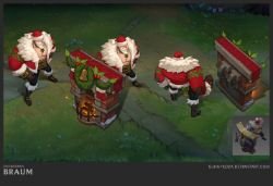 Santa Braum Concept by sunnykoda