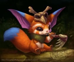 Gnar by Silverfox5213 HD Wallpaper Fan Art Artwork League of Legends lol