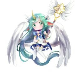 Chibi Star Guardian Soraka by xCappu HD Wallpaper Background Fan Art Artwork League of Legends lol Thumbnail