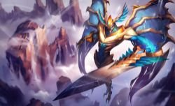 Justicar Aatrox Splash Art HD 4k Wallpaper Background Official Art Artwork League of Legends lol