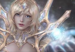 Elementalist Lux (light) by ChubyMi HD Wallpaper Fan Art Artwork League of Legends lol