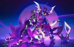 K/DA Akali, Ahri, Kai'Sa & Evelynn by Nina Vakueva HD Wallpaper Background Fan Art Artwork League of Legends lol