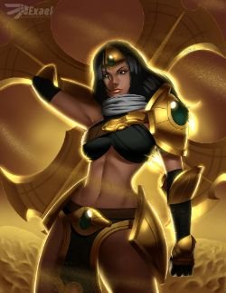 Sivir by Exael-X HD Wallpaper Fan Art Artwork League of Legends lol