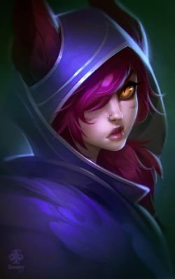 Xayah by Yuka Soemy HD Wallpaper Fan Art Artwork League of Legends lol