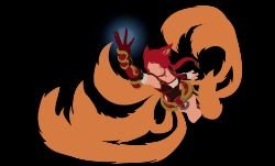Foxfire Ahri Minimalistic by DukeofDunkshire League of Legends Artwork Wallpaper lol Fan Art