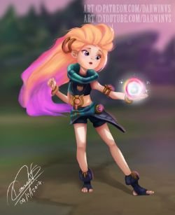 Zoe by killerdarwin HD Wallpaper Background Fan Art Artwork League of Legends lol