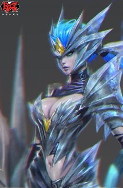 Ice Drake Shyvana Concept by Zeronis League of Legends Artwork Wallpaper lol