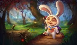 Cottontail Teemo Splash Art Old League of Legends Artwork Wallpaper lol