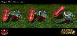 Pool Party Renekton Concept by Yideth League of Legends Artwork Wallpaper lol (2)