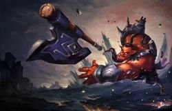 Rageborn Mundo Splash Art 4k HD Wallpaper Official Artwork League of Legends lol