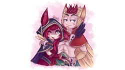 Chibi Xayah & Rakan by Nyami HD Wallpaper Fan Art Artwork League of Legends lol