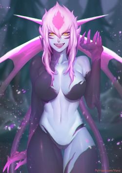 Evelynn Rework by YUNZ302 HD Wallpaper Background Fan Art Artwork League of Legends lol