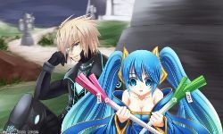 Pulsfire Ezreal & Sona by 六月の兎 HD Wallpaper Fan Art Artwork League of Legends lol