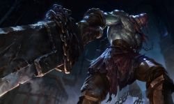 Nightmare Tryndamere Splash Art HD 4k 6k Wallpaper Background Official Art Artwork League of Legends lol