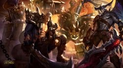 Rogue Admiral Garen, Corsair Quinn, Sea Hunter Aatrox & Ironside Malphite Splash Art Update Rework HD 4k Wallpaper Background Official Art Artwork League of Legends lol