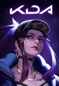 K/DA Akali by Yuchao Wang HD Wallpaper Background Fan Art Artwork League of Legends lol