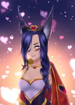 Sweetheart Xayah by goldenncat HD Wallpaper Background Fan Art Artwork League of Legends lol