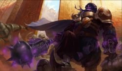 Nemesis Jax Splash Art 4k HD Wallpaper Official Artwork League of Legends lol