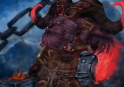 Ornn by Shafeles HD Wallpaper Background Fan Art Artwork League of Legends lol