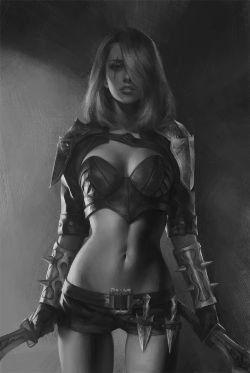 Katarina by Tim Liu HD Wallpaper Background Fan Art Artwork League of Legends lol