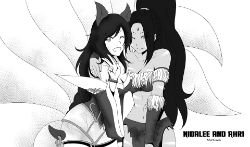 Ahri & Nidalee by Dweynie League of Legends Artwork Wallpaper lol
