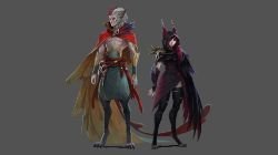Xayah & Rakan Concept HD Wallpaper Official Artwork League of Legends lol (2)
