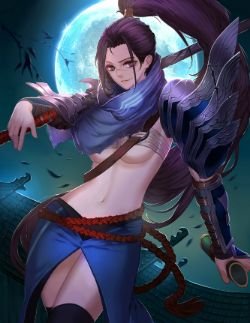 Female Yasuo by citemer Gender Swap Bend League of Legends Artwork Wallpaper lol