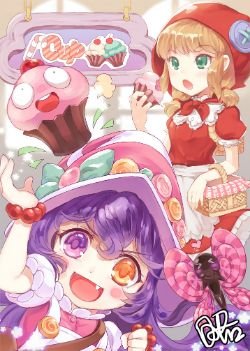 Bittersweet Lulu & Red Riding Annie by dakun87 HD Wallpaper Fan Art Artwork League of Legends lol