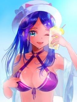 Pool Party Caitlyn by なちゃら HD Wallpaper Background Fan Art Artwork League of Legends lol