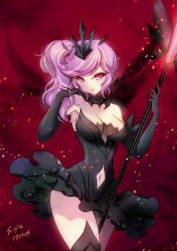 Elementalist Lux (dark) by s-yin✤ HD Wallpaper Background Fan Art Artwork League of Legends lol