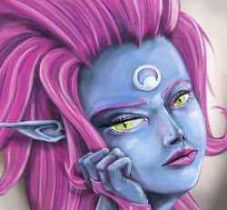 Evelynn Portrait by Draxaca HD Wallpaper Fan Art Artwork League of Legends lol