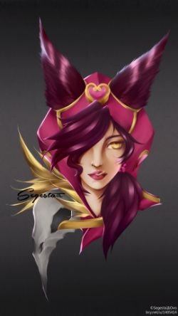 Heartseeker Xayah Portrait (Skin Concept) by Segesta洁Ovo HD Wallpaper Fan Art Artwork League of Legends lol