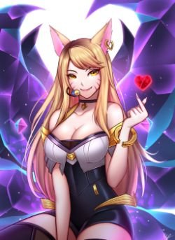 K/DA Ahri by ReizDrawing HD Wallpaper Background Fan Art Artwork League of Legends lol
