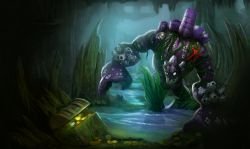 Coral Reef Malphite Splash Art HD 4k Wallpaper Background Official Art Artwork League of Legends lol