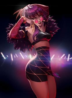 K/DA Evelynn by vashperado HD Wallpaper Background Fan Art Artwork League of Legends lol