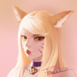 K/DA Ahri by 周大白fensno HD Wallpaper Background Fan Art Artwork League of Legends lol