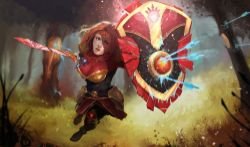 Leona (Skin Concept) by BTauciuc HD 4k Wallpaper Fan Art Artwork League of Legends lol