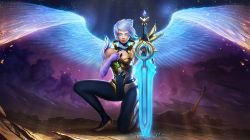 Dawnbringer Riven by domeano HD Wallpaper Background Fan Art Artwork League of Legends lol
