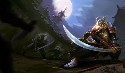 Samurai Yi Splash Art League of Legends Artwork Wallpaper lol