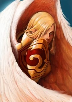 Kayle by Nahkuman HD Wallpaper Fan Art Artwork League of Legends lol