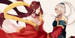 Dragonblade Riven & Guqin Sona by Alona HD 4k Wallpaper Fan Art Artwork League of Legends lol