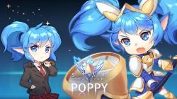Star Guardian Poppy by dakun87 HD Wallpaper Background Fan Art Artwork League of Legends lol