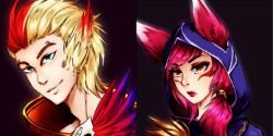 Xayah & Rakan by Twigileia Thumbnail