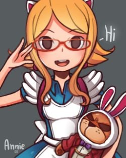 Annie In Wonderland by LataeDelan League of Legends Artwork Wallpaper lol Fan Art