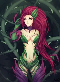 Zyra by Bakaruru (2) HD Wallpaper Fan Art Artwork League of Legends lol