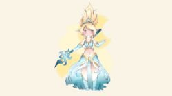 Chibi Janna by itheaart HD Wallpaper Fan Art Artwork League of Legends lol