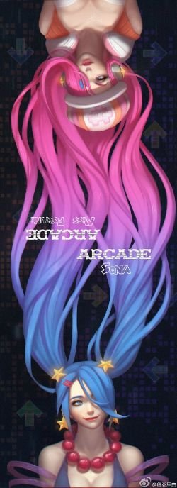 Arcade Sona and Arcade Miss Fortune Fan Art