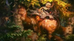 Sasquatch Nunu Splash Art Update Rework HD 4k Wallpaper Background Official Art Artwork League of Legends lol (3)
